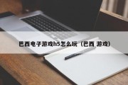 巴西电子游戏h5怎么玩（巴西 游戏）